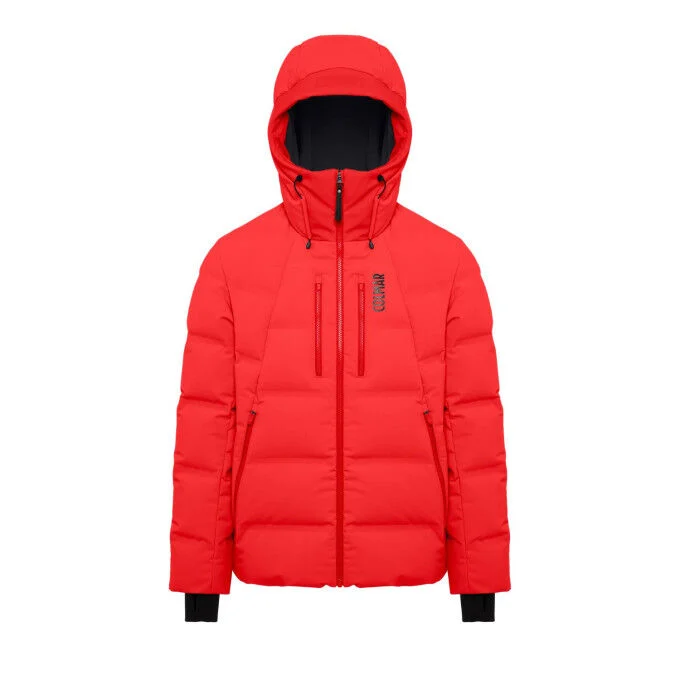 Piumino da sci con scaldacollo senza cuciture da uomo Colmar Frost - Ketchup