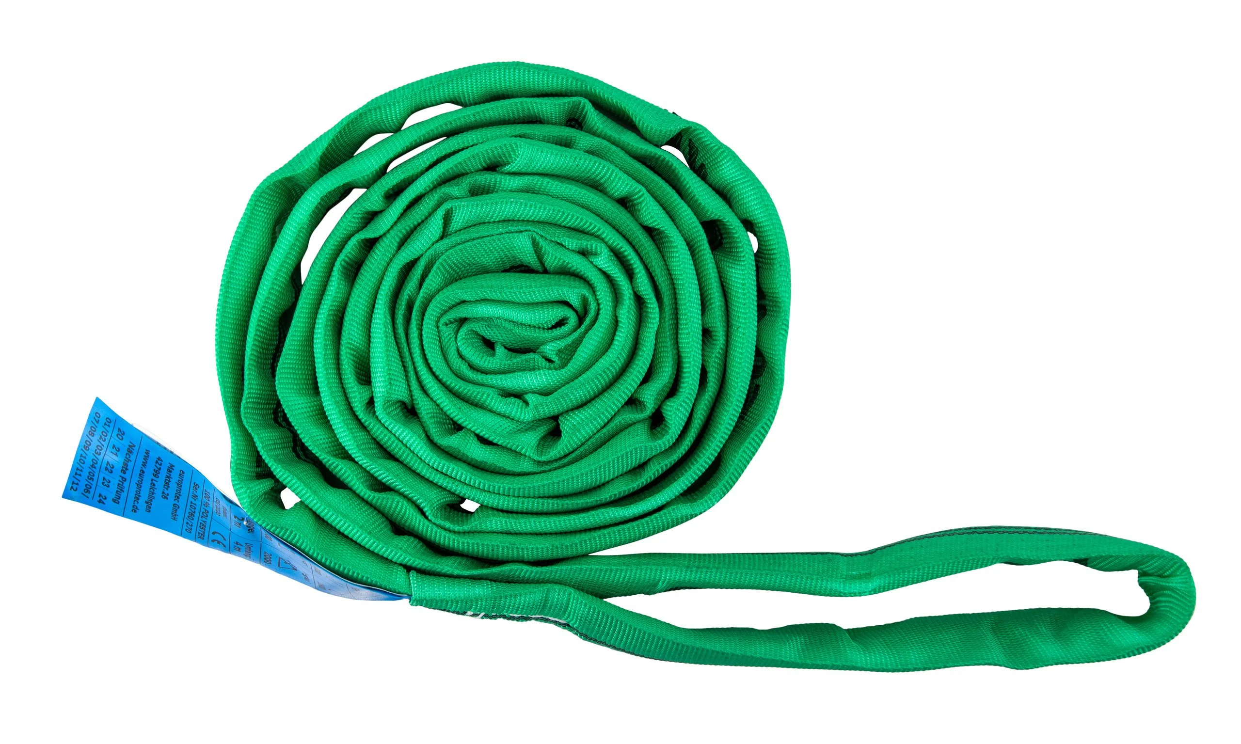 Polyester-Rundschlinge einlagig, 2 t, grün