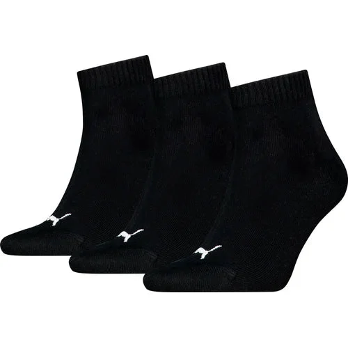 PUMA Unisex Cushion Quarter Socken 3er Pack