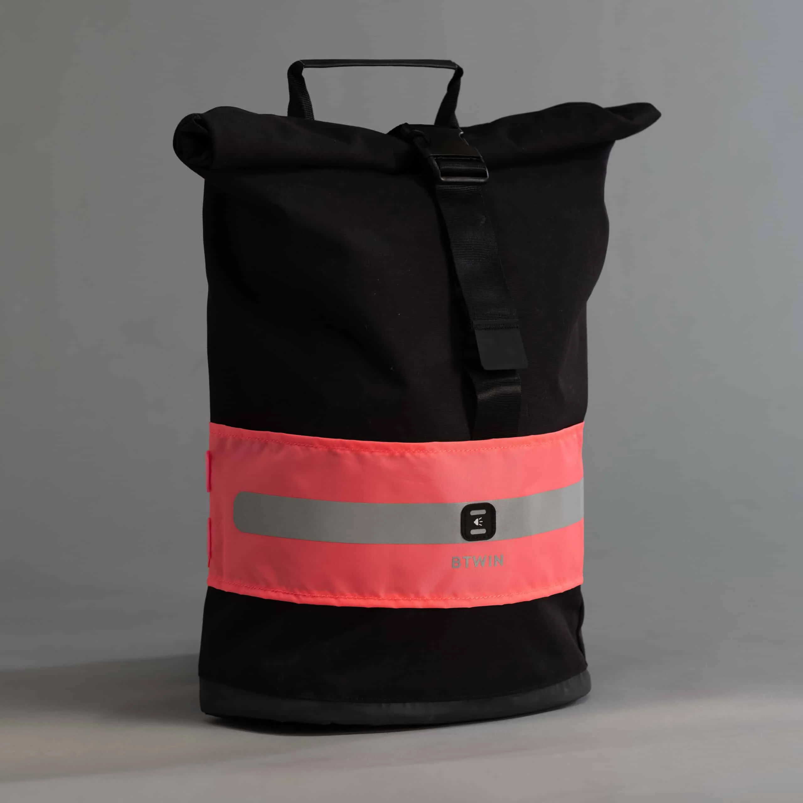 Reflektorband 560 für Rucksack Tag und Nacht sichtbar neonrosa