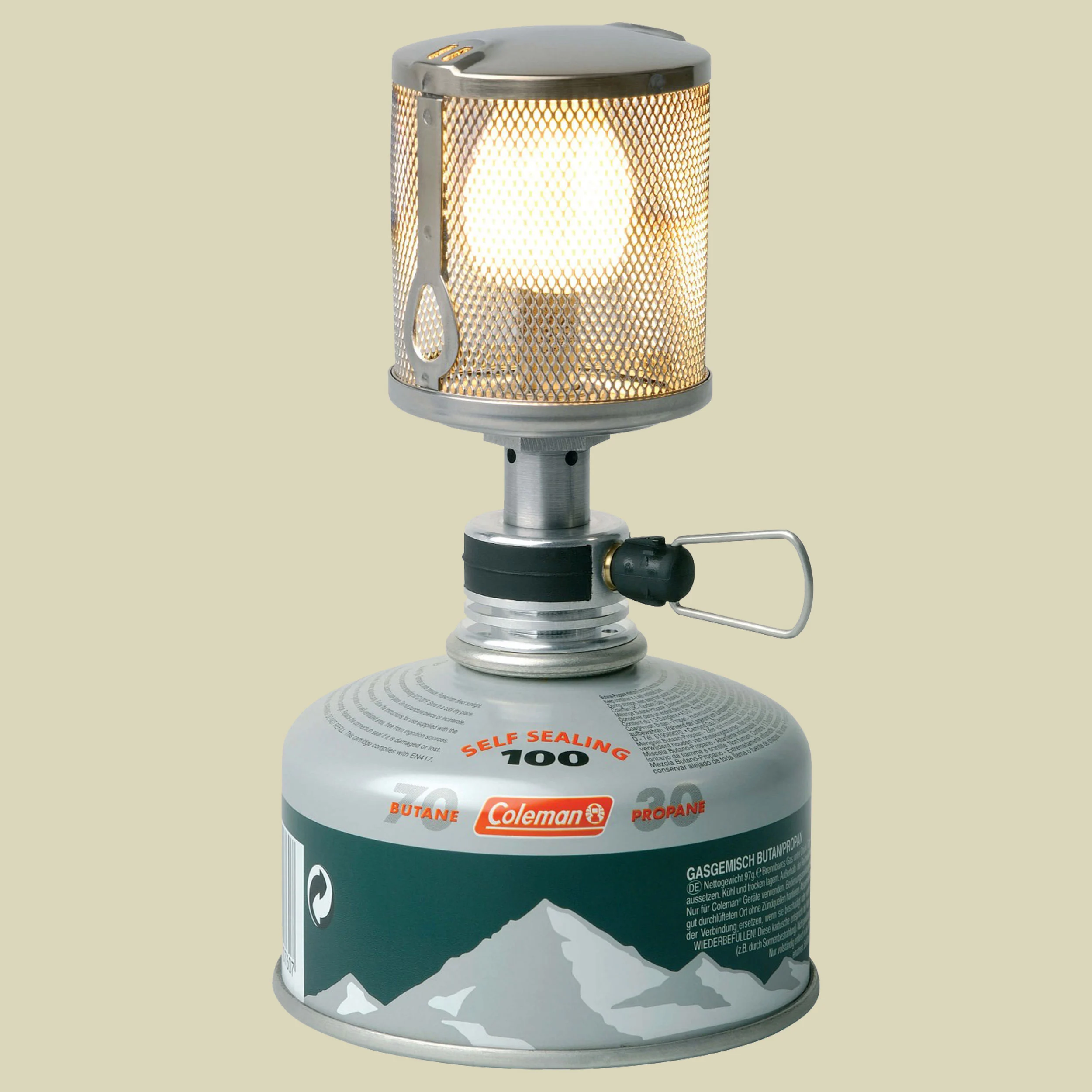 RelagsColeman F1 Lite Compact Lantern Maße: 104 mm x 52 mm