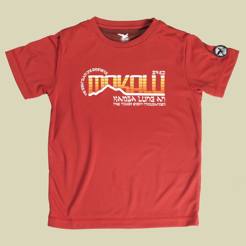 SalewaSiliguri DRY KID TEE Größe 128 Farbe red