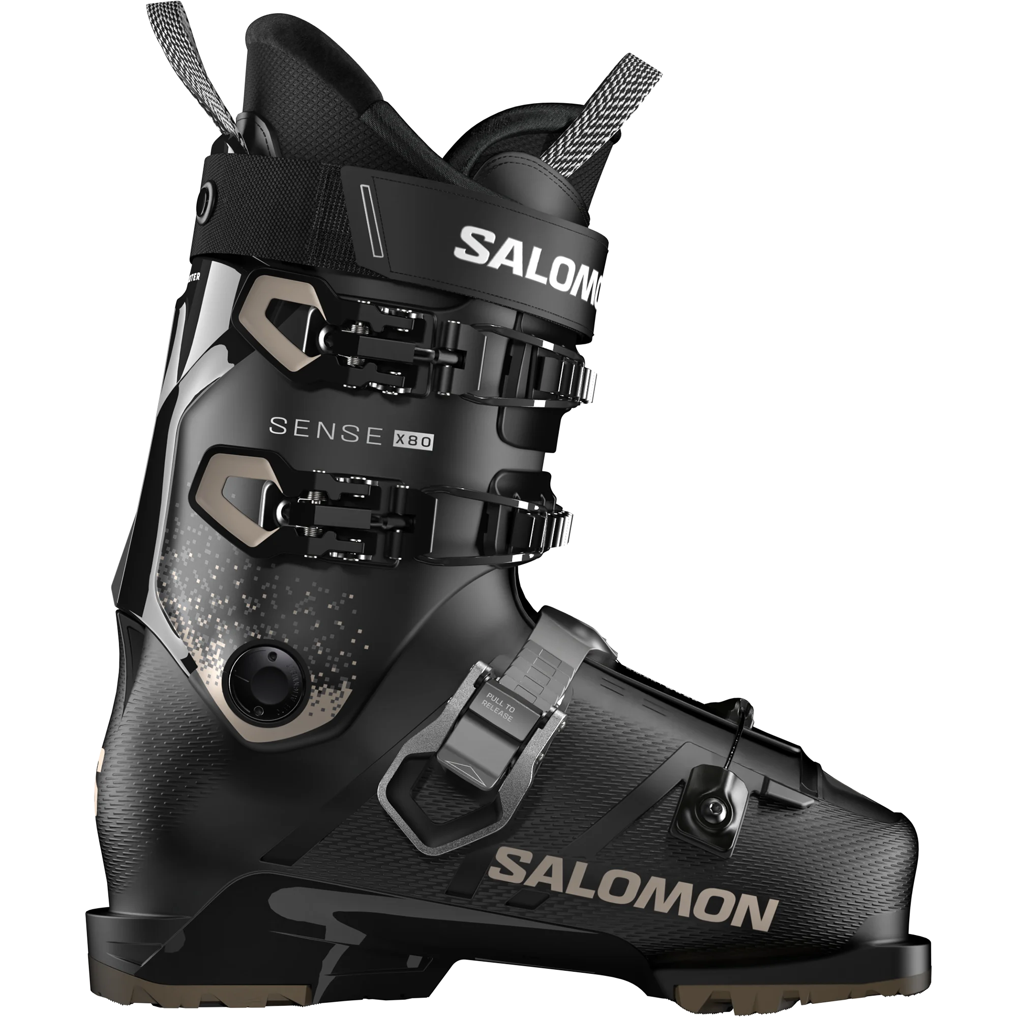 SALOMON ALP. BOOTS SENSE X80 GW Skischuh Black/Hum/A