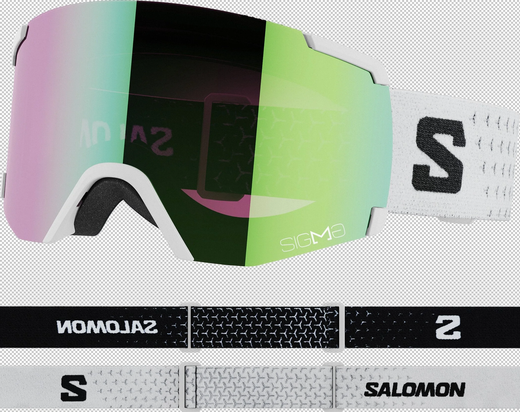 SALOMON Herren Brille GOGGLES S/VIEW SIGMA WHITE