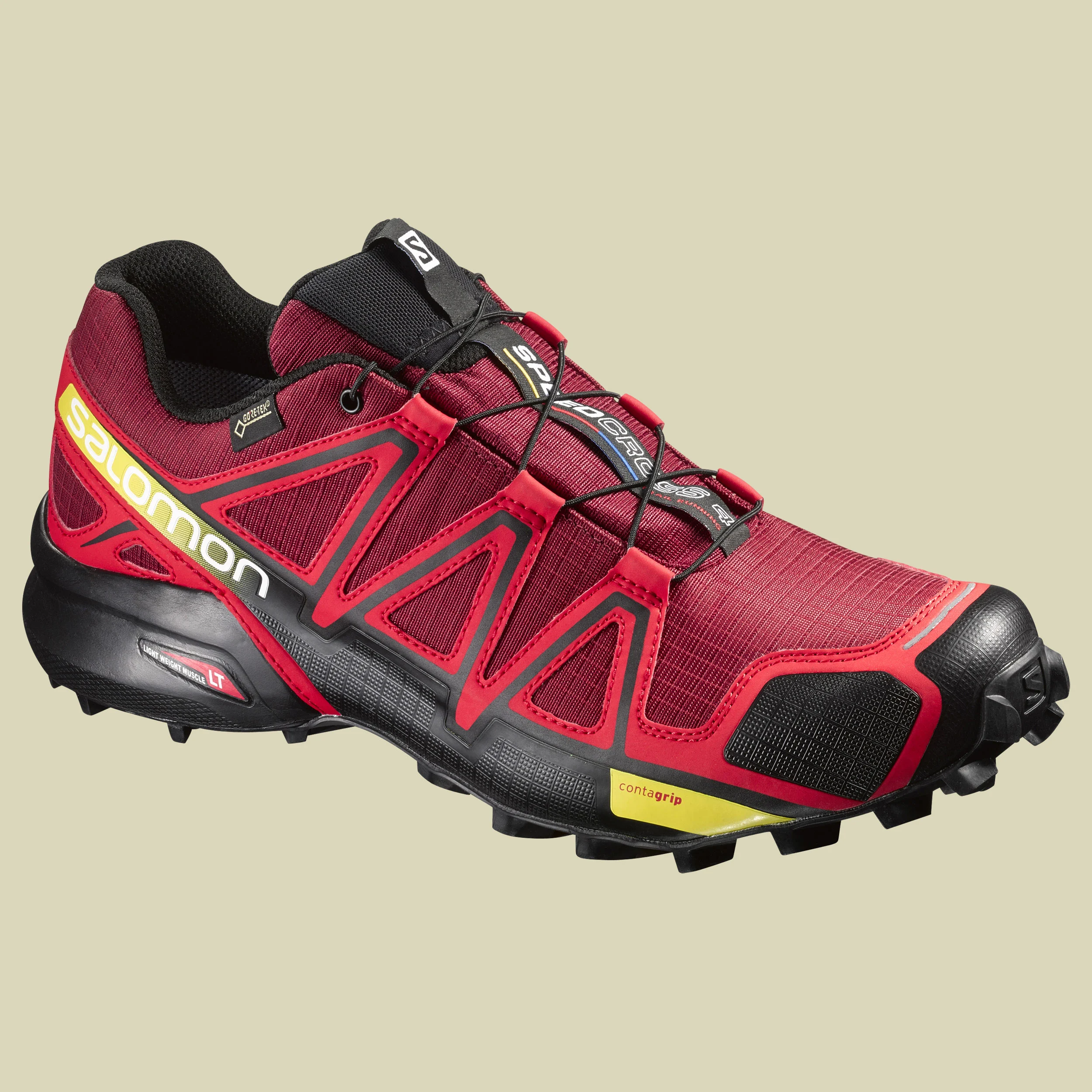 SalomonSpeedcross 4 GTX Men Größe UK 7,5 Farbe brique-x/radiant red/black