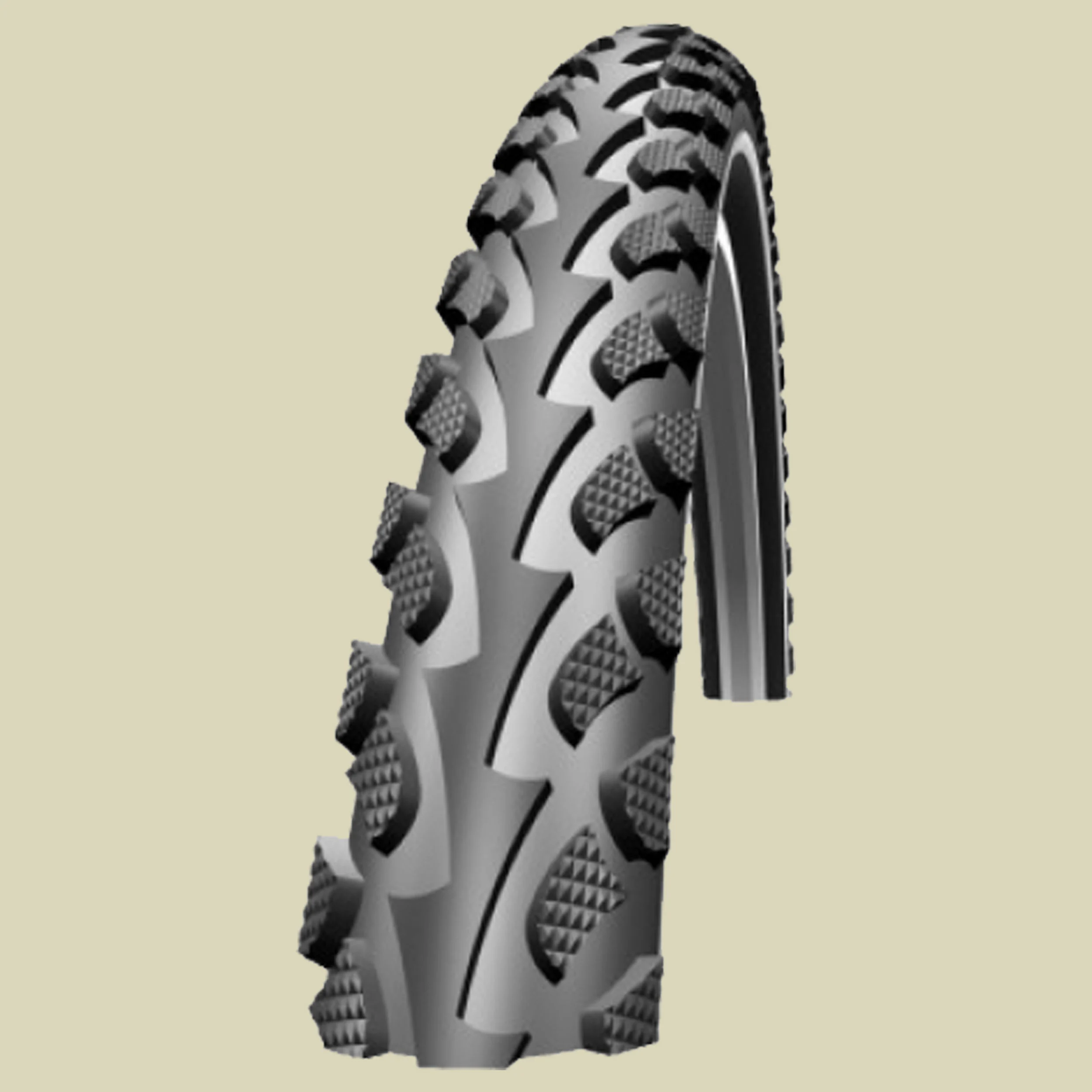 SchwalbeLand Cruiser HS 307 Grösse 50-559 26 x 1,90/2,0 Farbe schwarz/schwarz