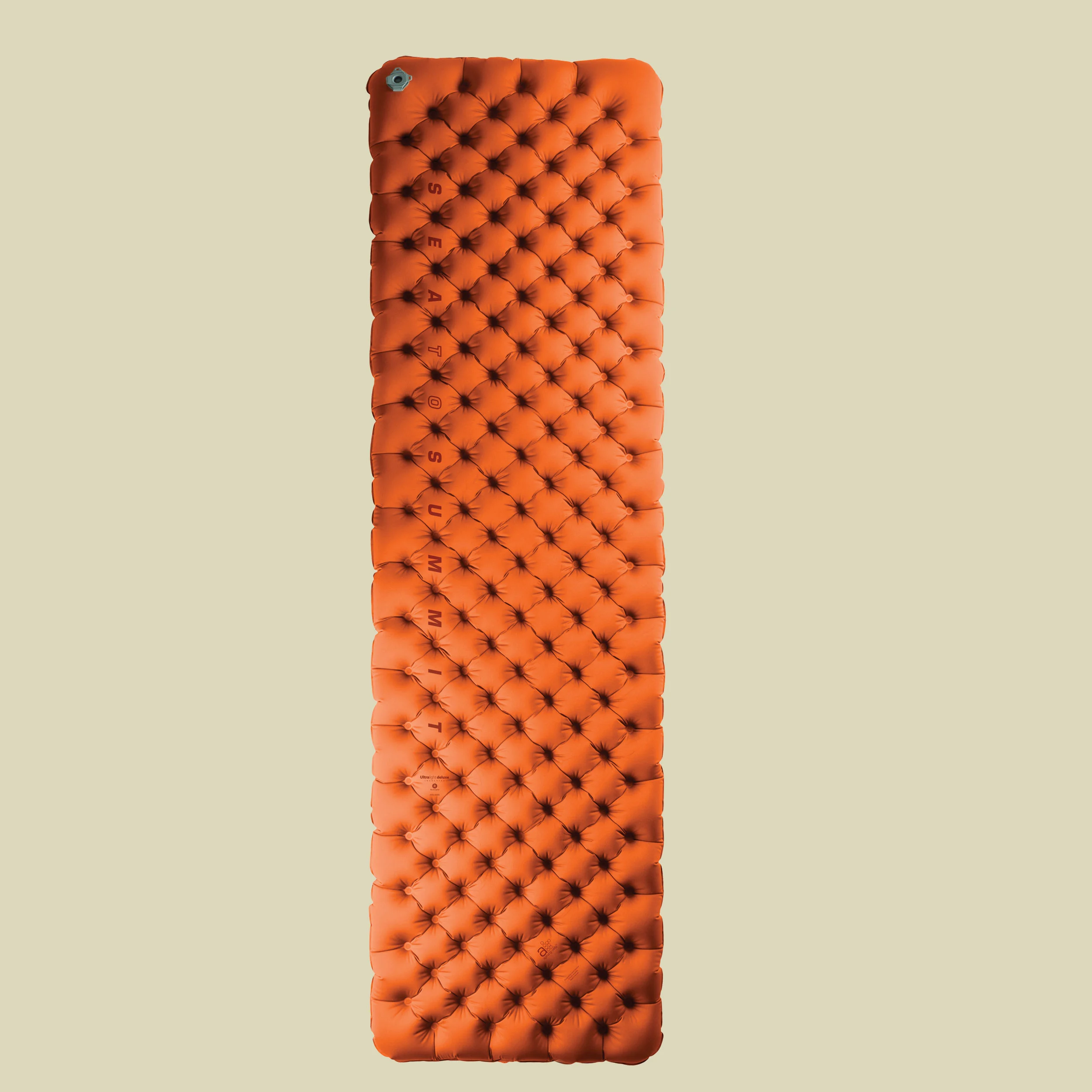 Sea to SummitUltralight Deluxe Insulated Mat Liegefläche 183 x 56 cm (regular rectangular) Farbe orange