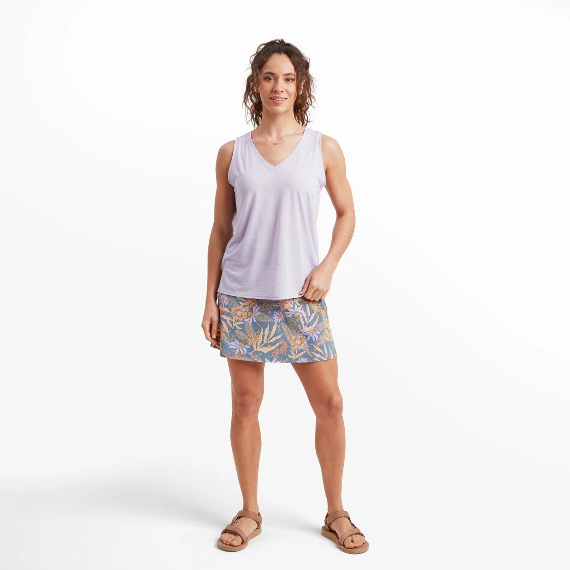 Sherpa Adventure Gear Asha V Neck Tank W Lavender