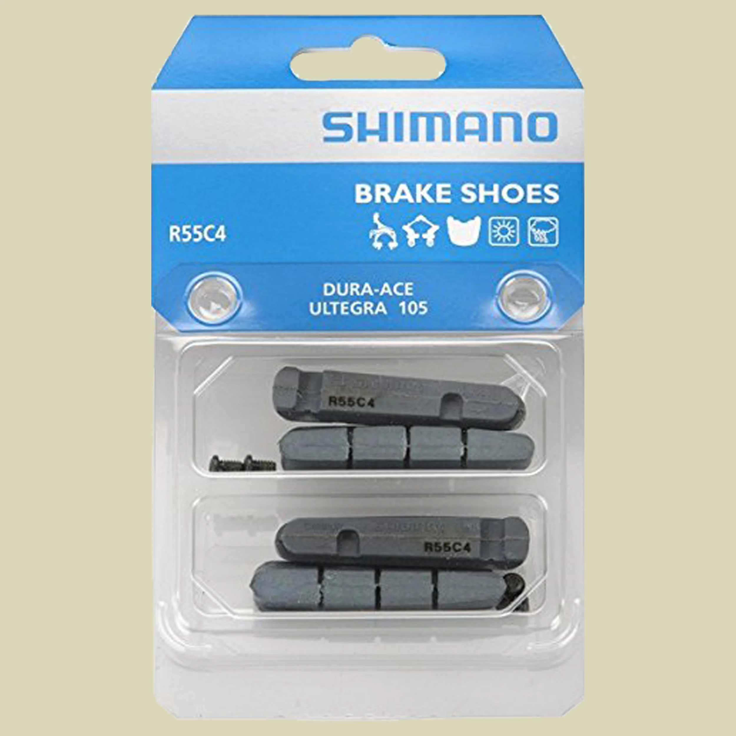 ShimanoBremsbelag R55C4 für Cartridge Bremsschuh