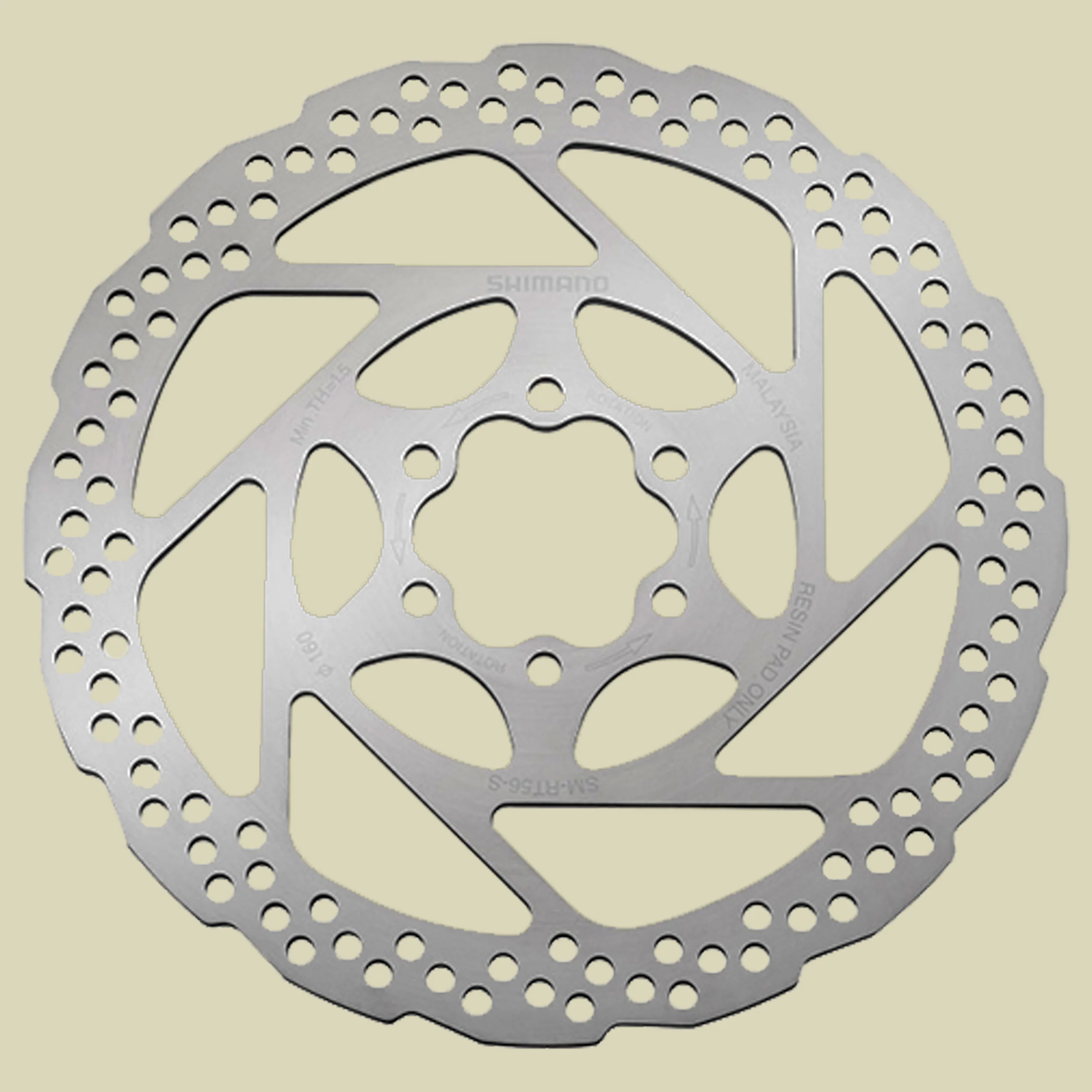 ShimanoBremsscheibe SM-RT56 6-Loch 180 mm Durchmesser
