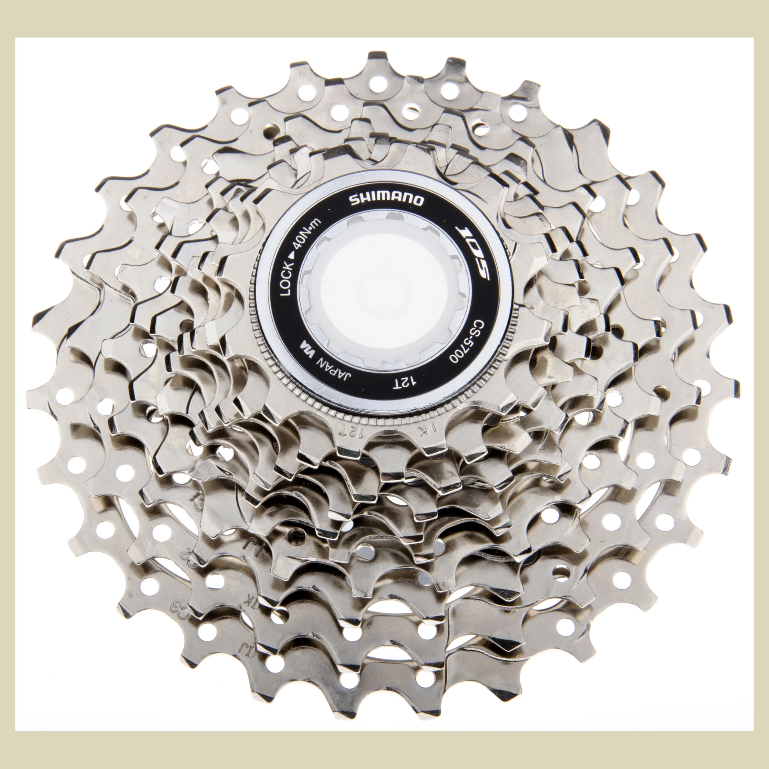 ShimanoKassette 105 CS-5700 10-fach 12-27 Zähne