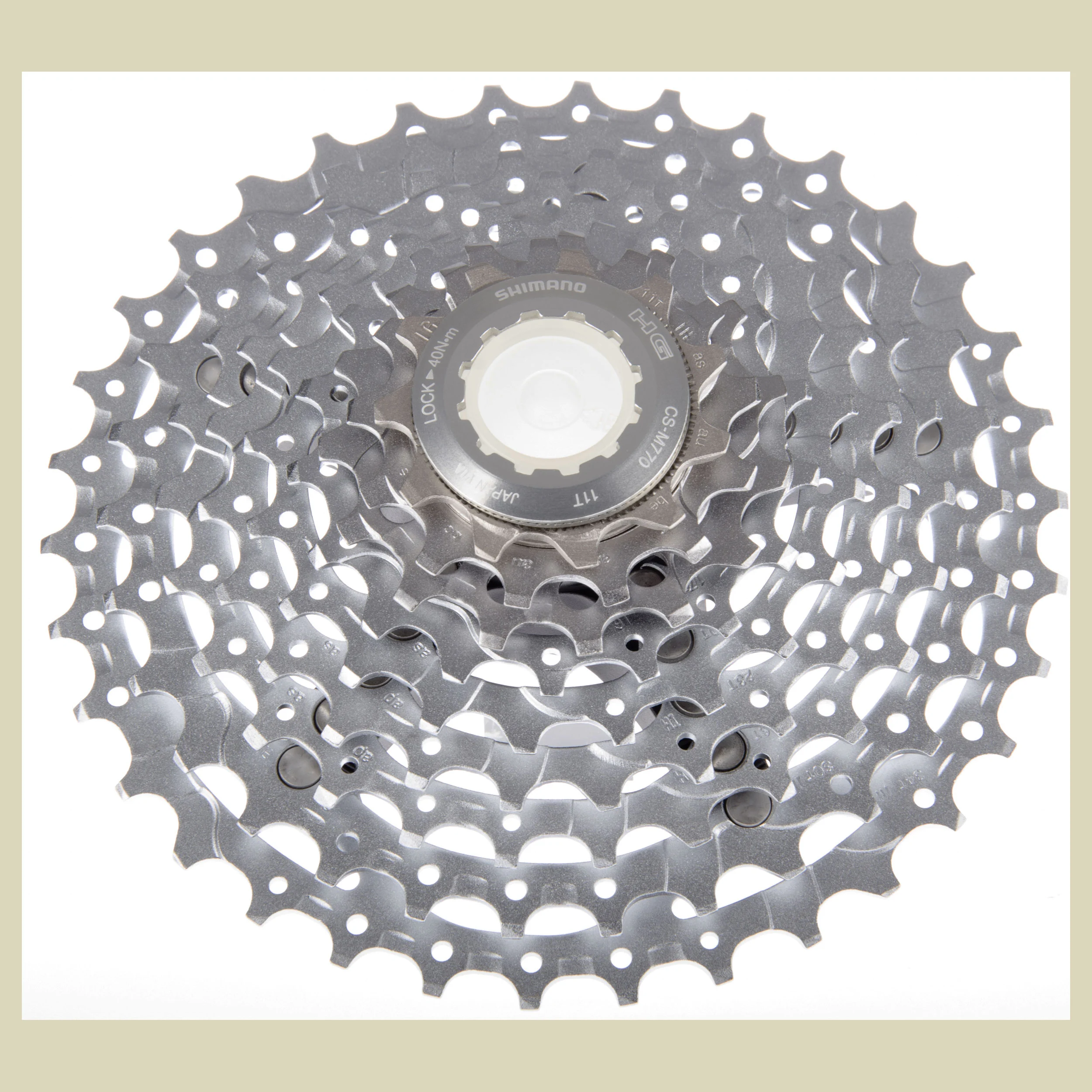 ShimanoKassette Deore XT CS-M770 9-fach 11-34 Zähne