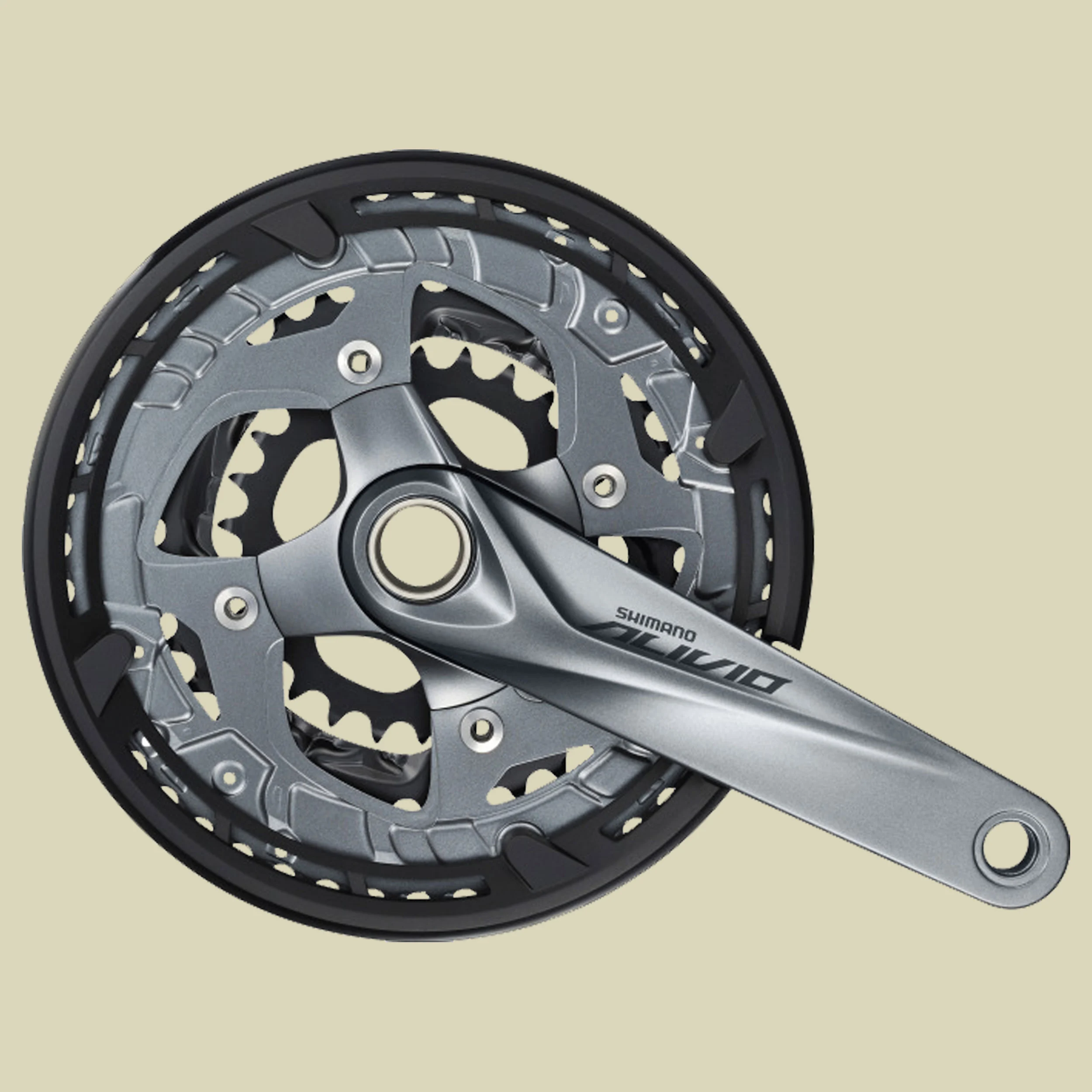 ShimanoKettenradgarnitur Alivio FC-M4060 Farbe dunkelgrau