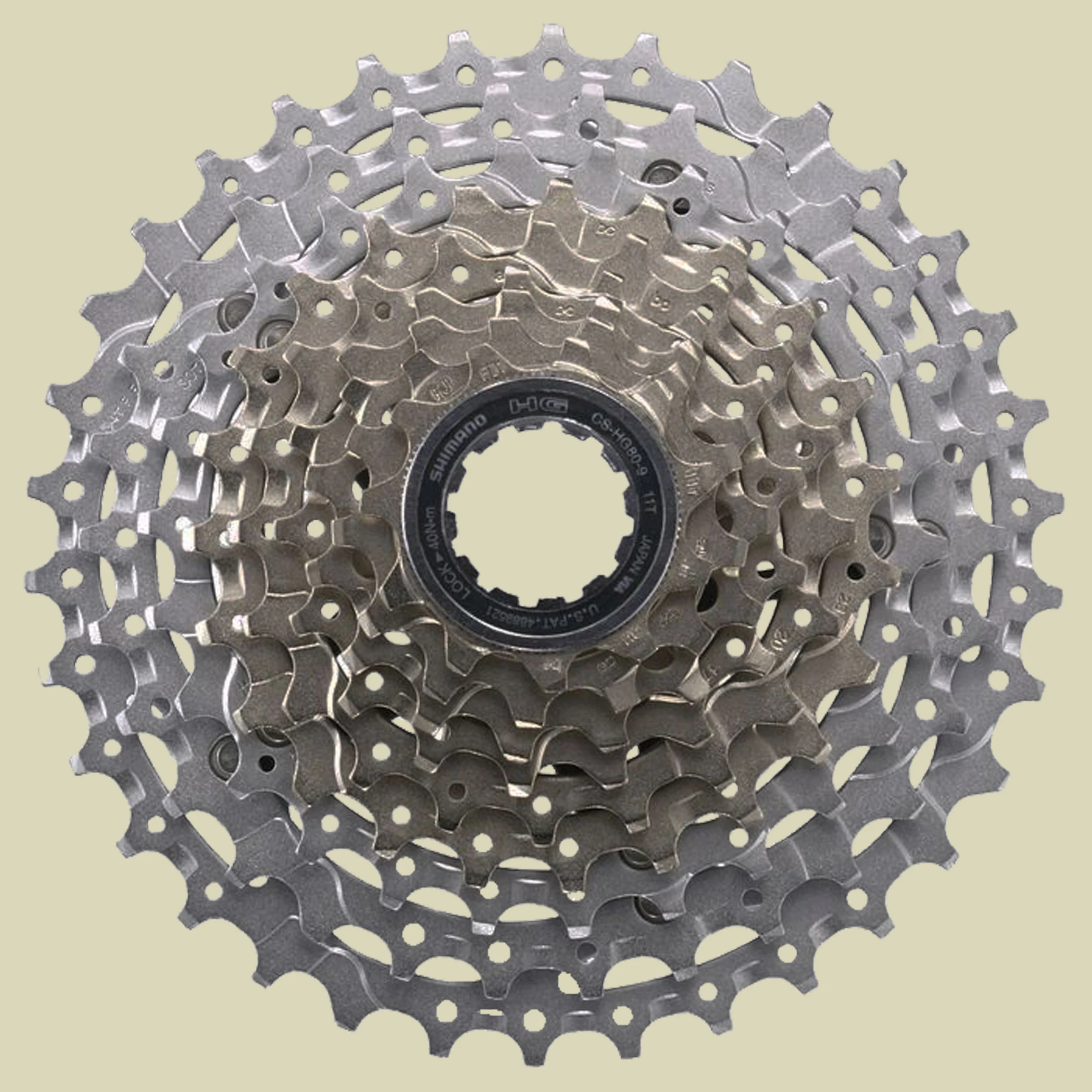 ShimanoShimano Kassette SLX HG80 11-32 Zähne für 9 fach Farbe silber/pearl-bright