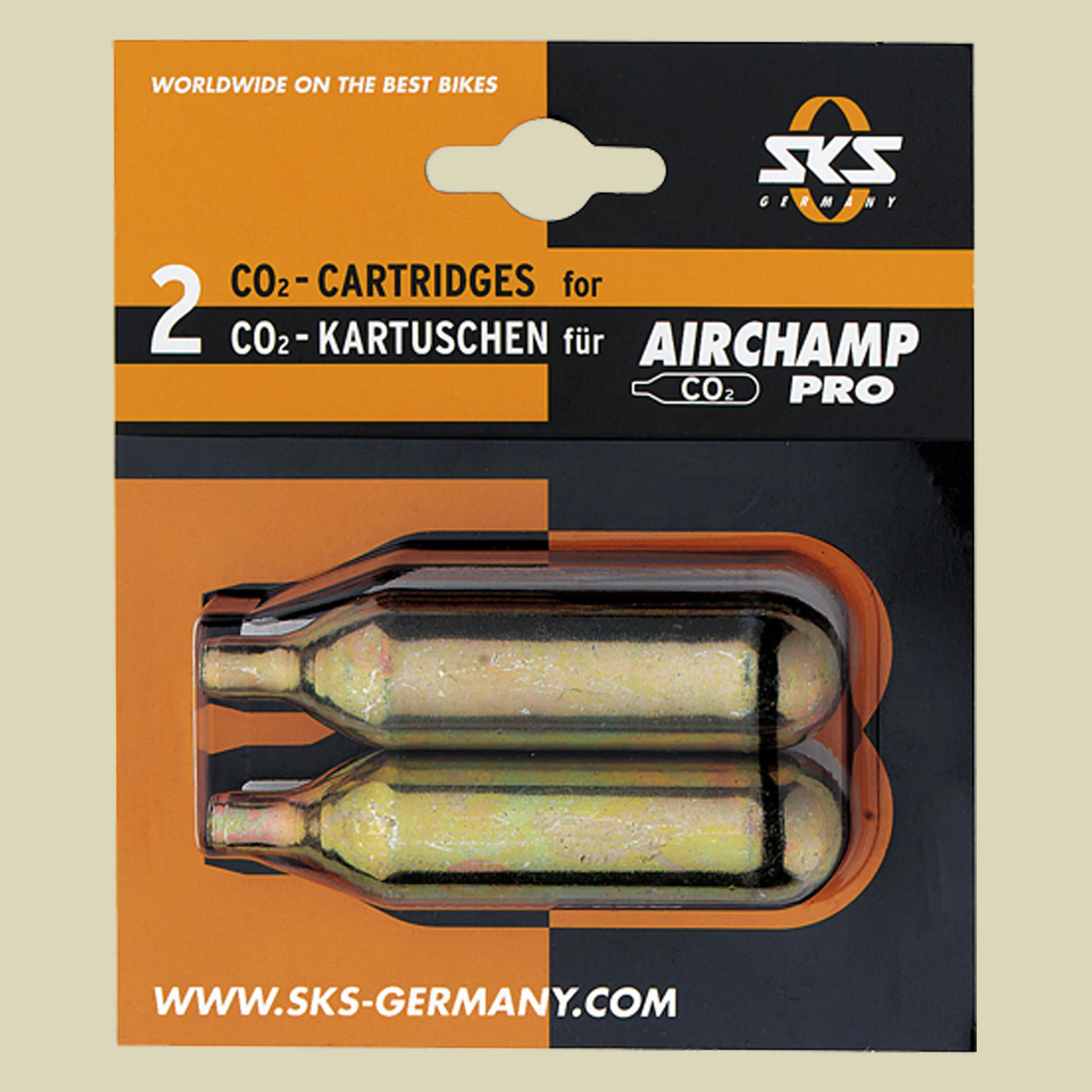 SKSCO² Ersatzkartuschen für Airchamp 5er Pack ohne Gewinde