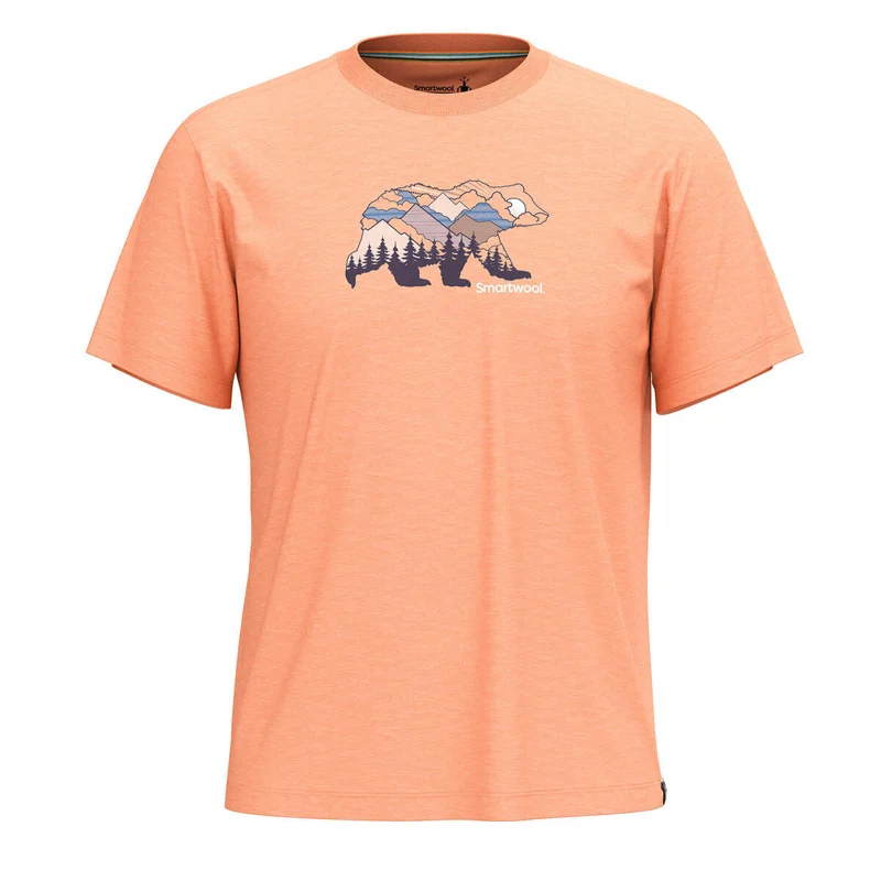 Smartwool Bear View Short Sleeve Graphic Tee Terracotta (Auslaufware)