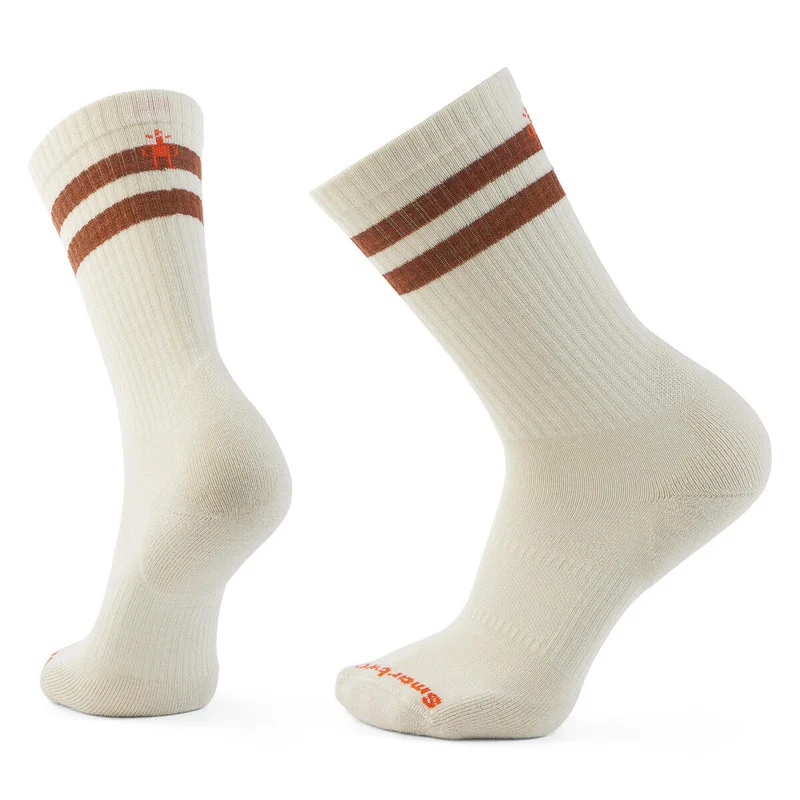 Smartwool Everyday Athletic Striped Crew Socks Natural