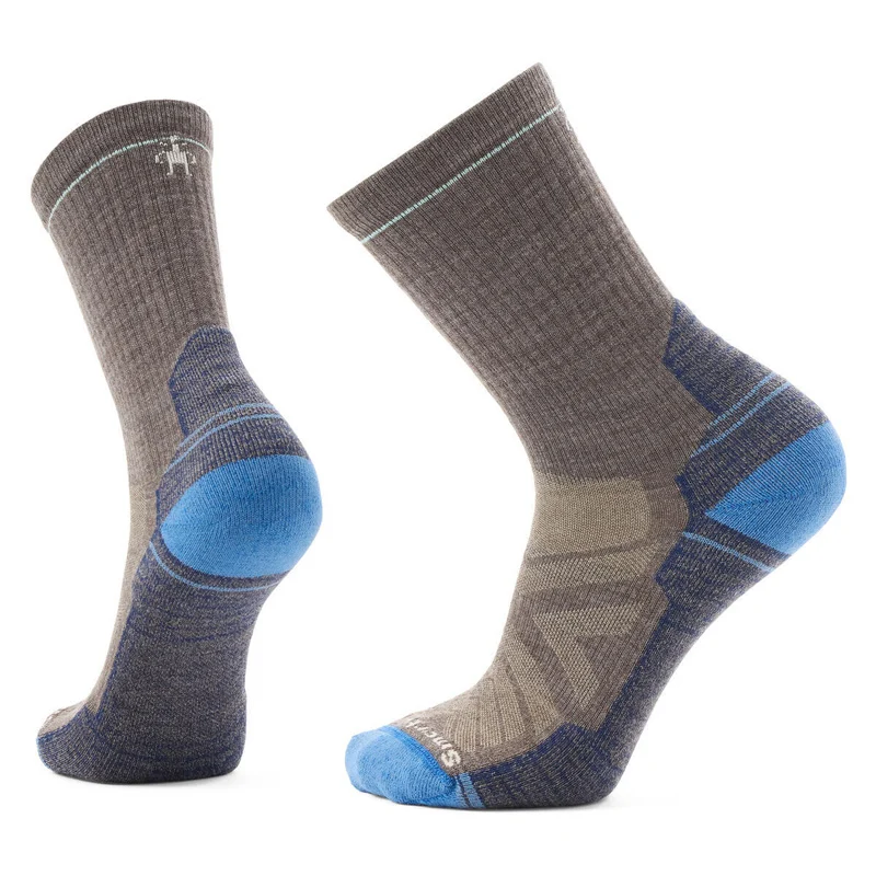 Smartwool Hike Light Cushion Crew Socks Taupe/Laguna
