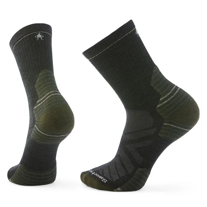 Smartwool Hike Targeted Cushion Mid Crew Socks Charcoal