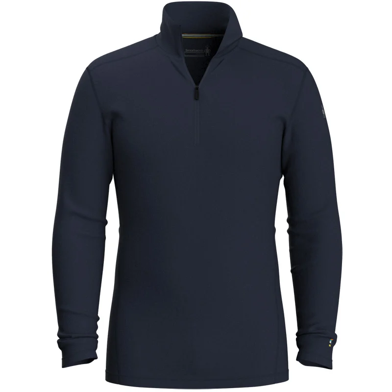 Smartwool Men Classic Thermal Merino Base Layer 1/4 Zip Deep Navy