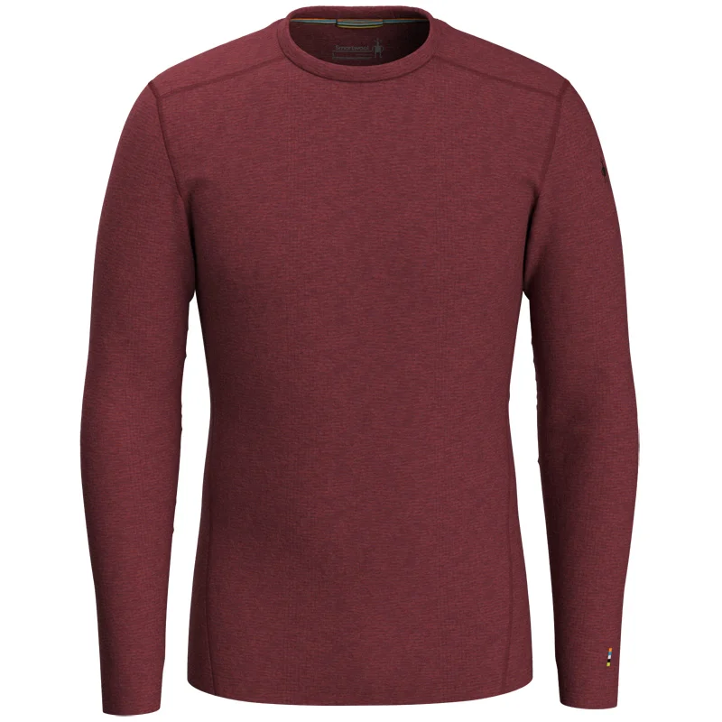 Smartwool Men Classic Thermal Merino Base Layer Crew Currant Heather