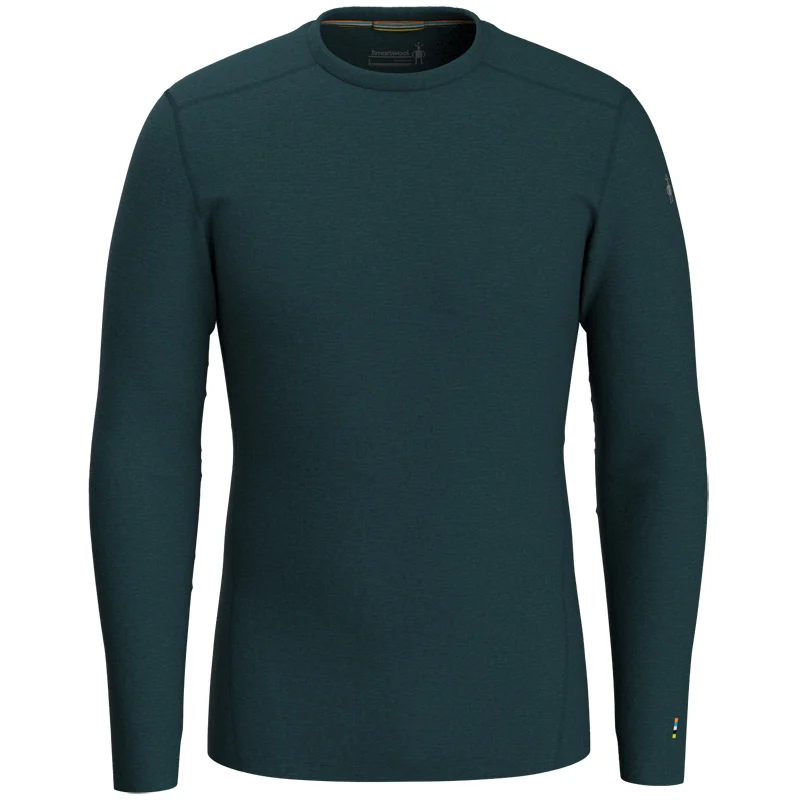 Smartwool Men Classic Thermal Merino Base Layer Crew Twilight Blue Heather