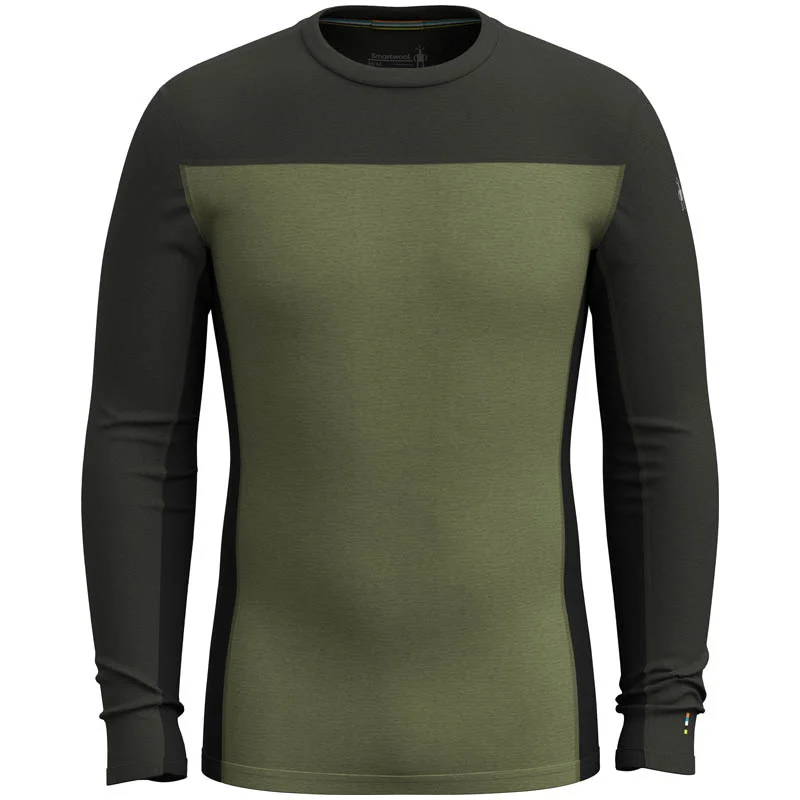 Smartwool Men Classic Thermal Merino Base Layer Crew Winter Moss/North Woods