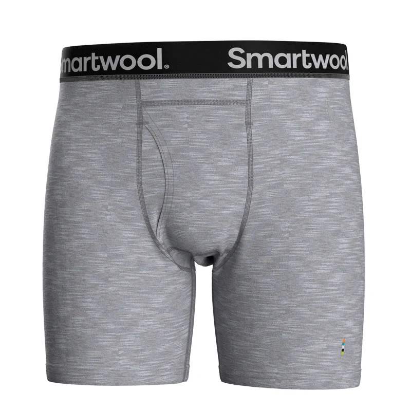 Smartwool Men Merino Boxer Brief Light Gray Heather