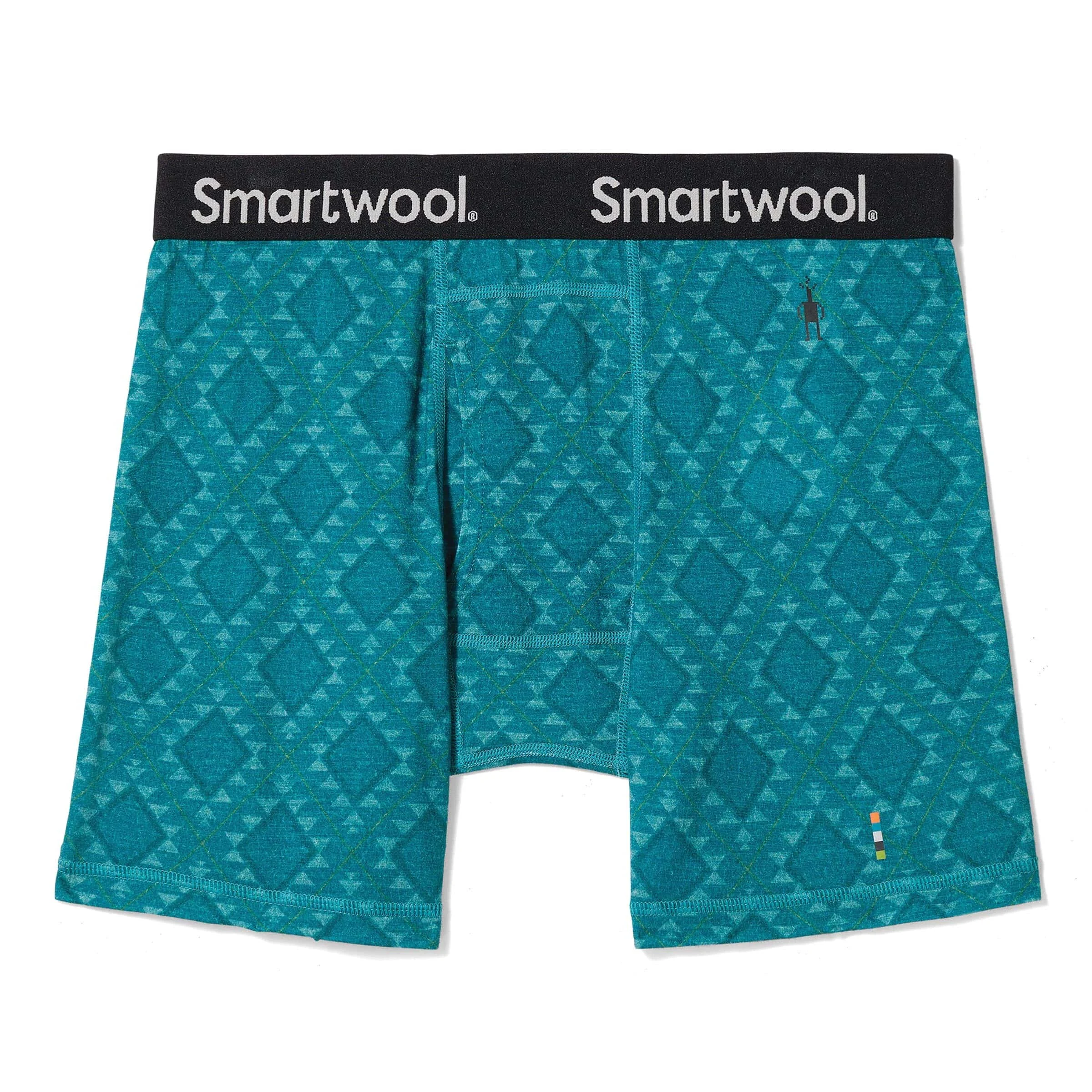 Smartwool Print Boxer Brief Deep Lake