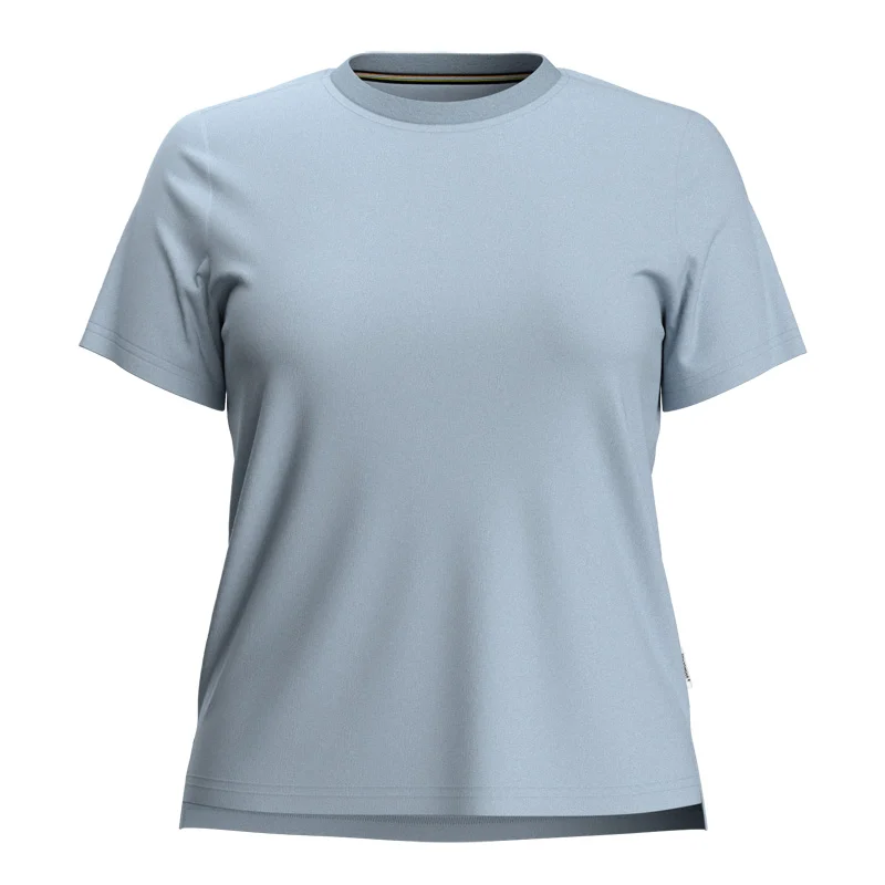 Smartwool Women Perfect Crew Short Sleeve Tee Winter Sky H (Auslaufware)