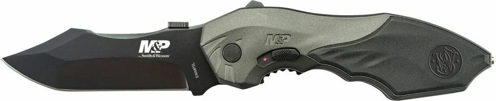 Smith and Wesson M&P 2nd Generation M.A.G.I.C. taktisches Messer 8,9 cm, schwarz, Aluminium, Gummi