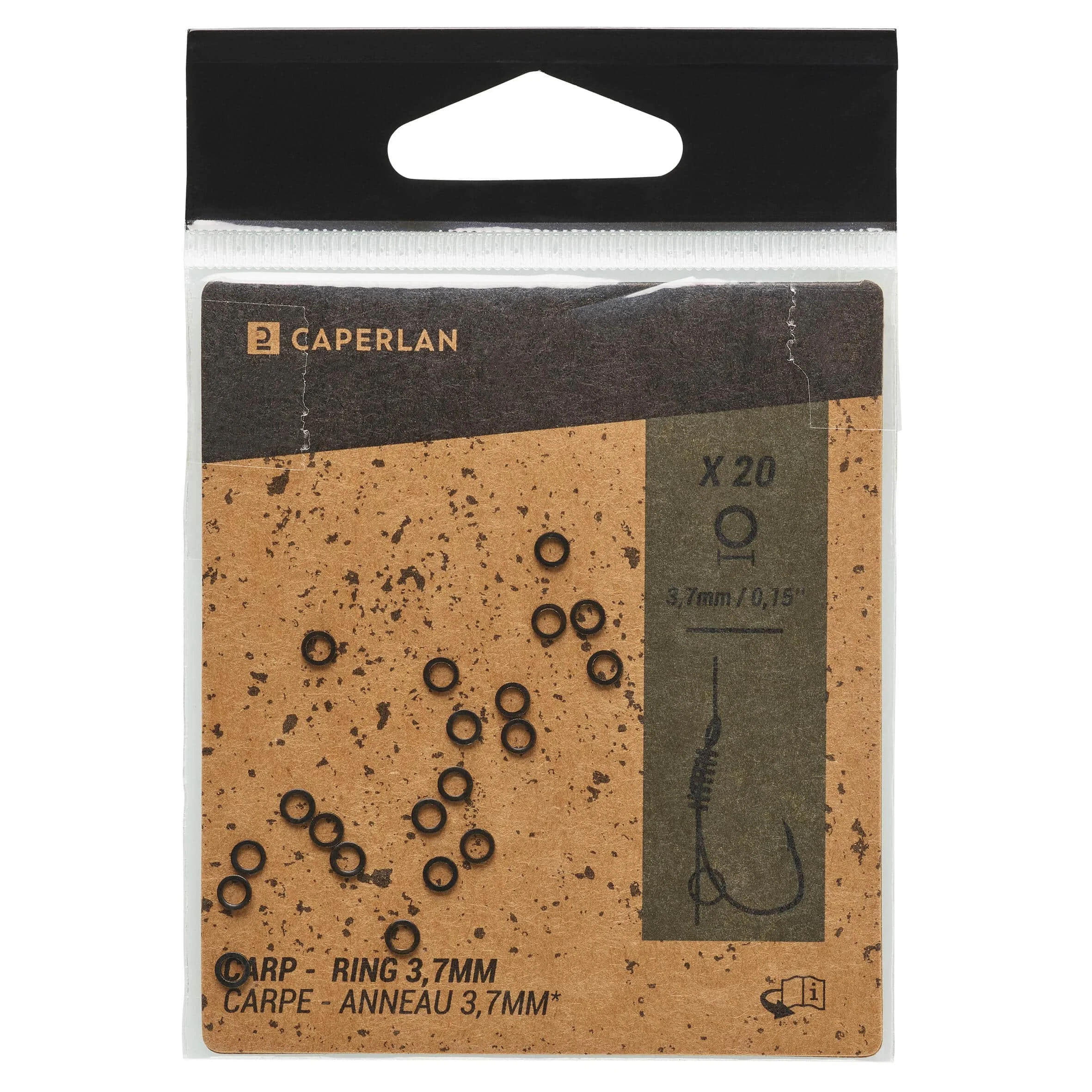 Sprengringe Karpfenangeln 3,7 mm 20 Stk.