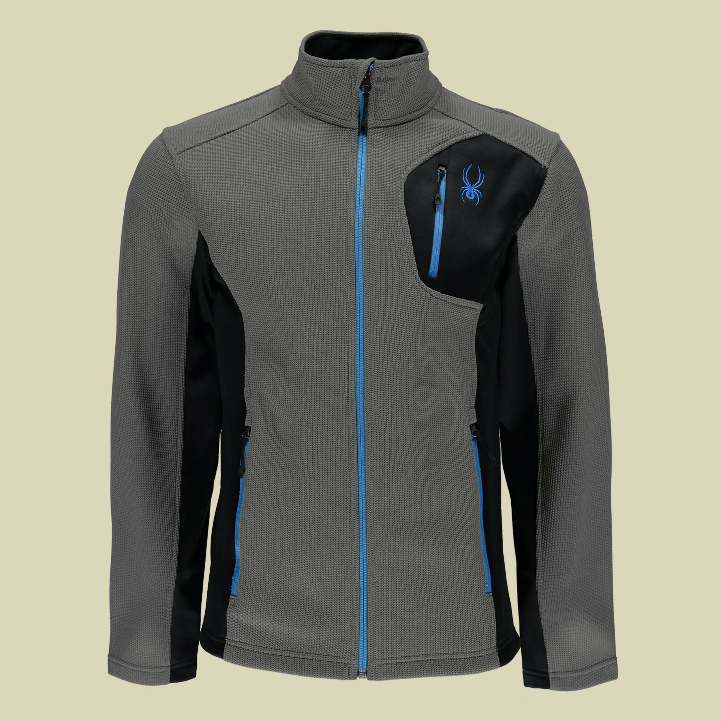 SpyderBandit Full Zip LT WT Stryke Jacket MenGröße S Farbe limestone-black