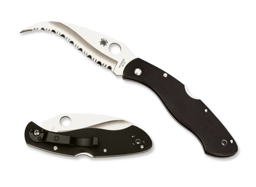 Spyderco Civilian taktisches Messer 10,5 cm, schwarz, G10