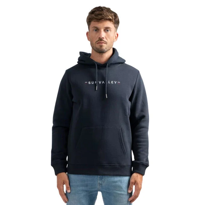 Sweat à capuche Homme Sun Valley Loriant - Marine foncé