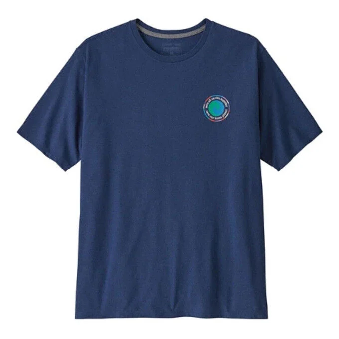 T-shirt da uomo Patagonia Unity Fitz Responsibili-Tee - Clement Blue