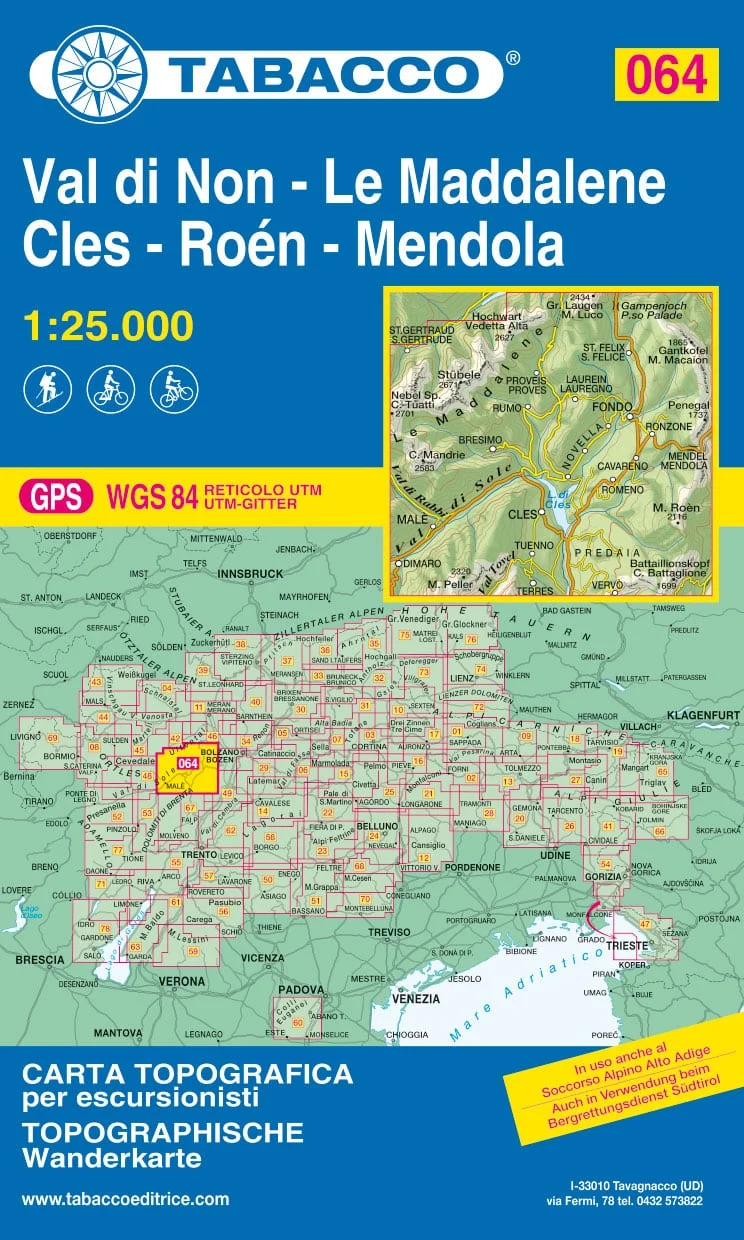 Tabacco WK 64 Val Non/Maddalene 25T.