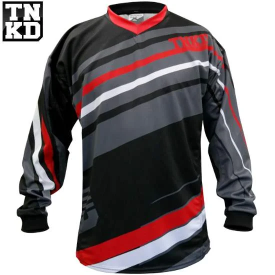 Tanked BASIC Paintball Jersey (schwarz/rot) – 2XL