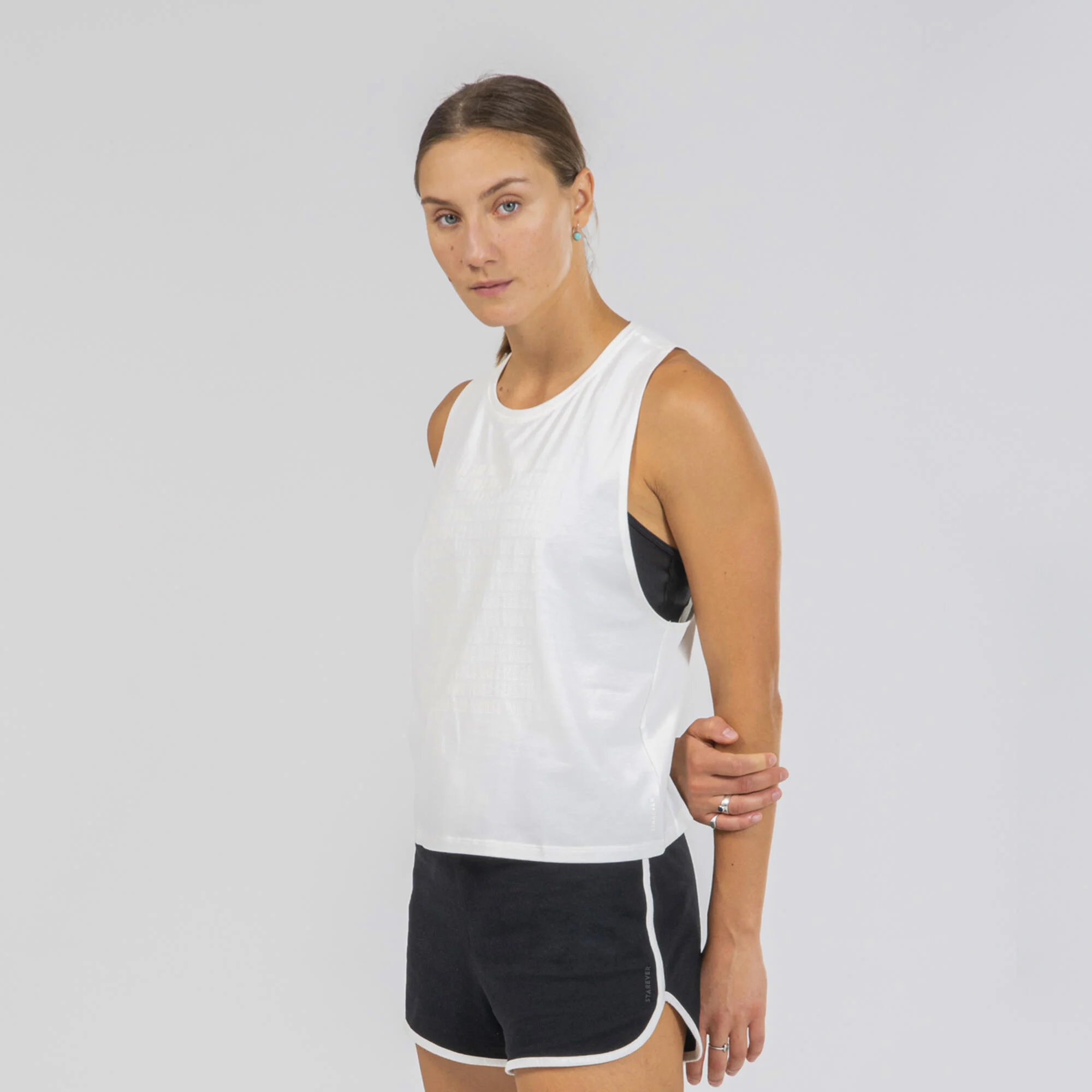 Tanztop Urban Dance Damen elfenbein