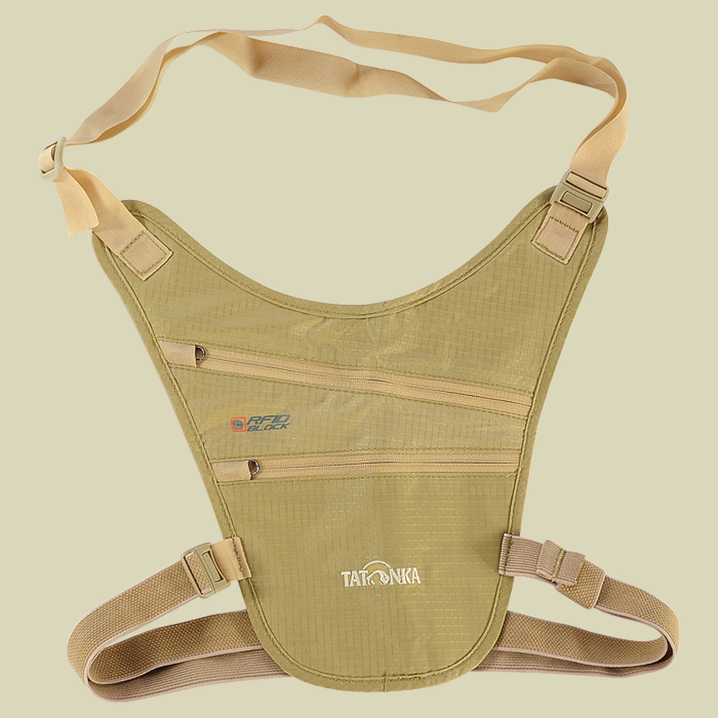 TatonkaSkin Chest Holster RFID B natural