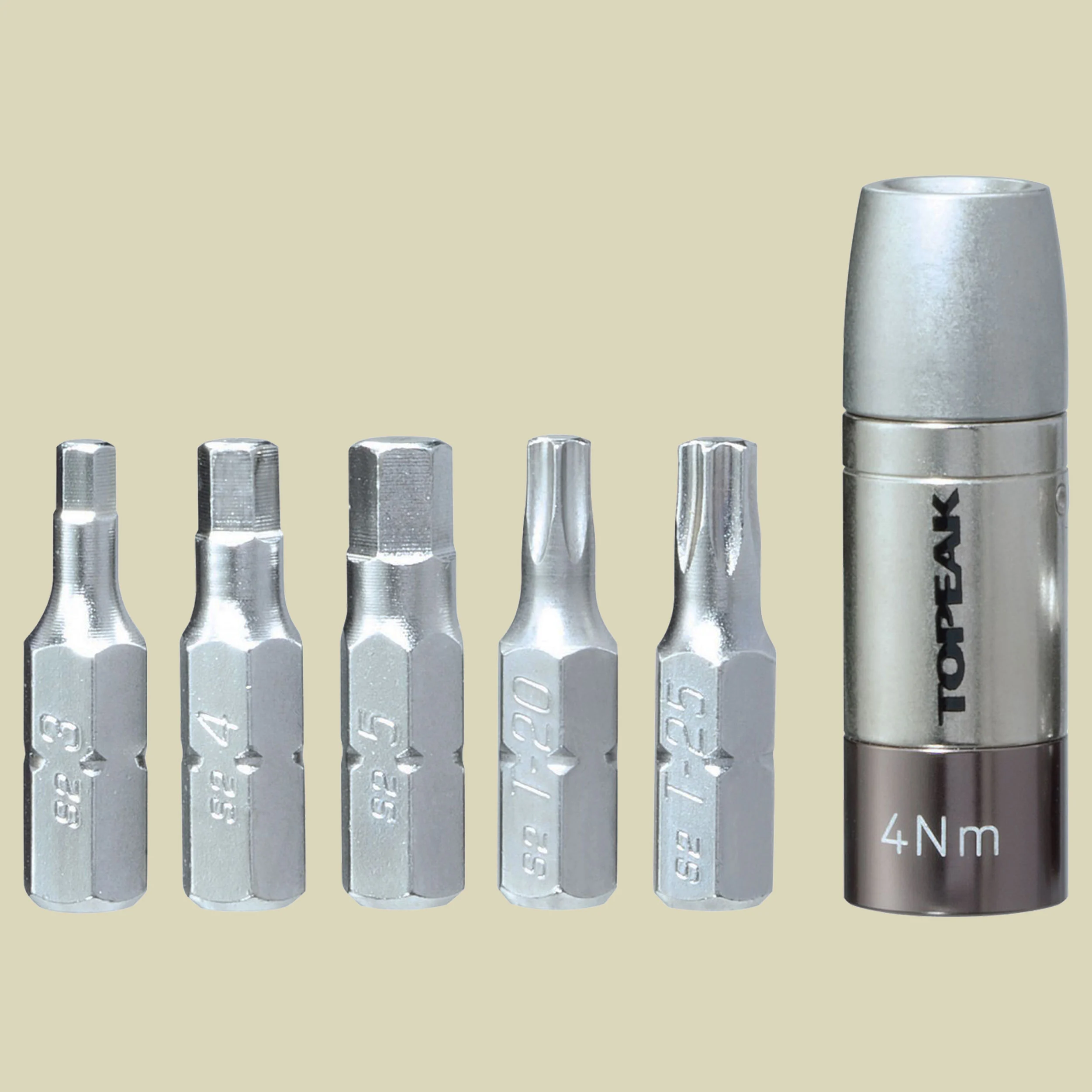TopeakNano Torqbox Drehmoment 4Nm farbe grau/silber