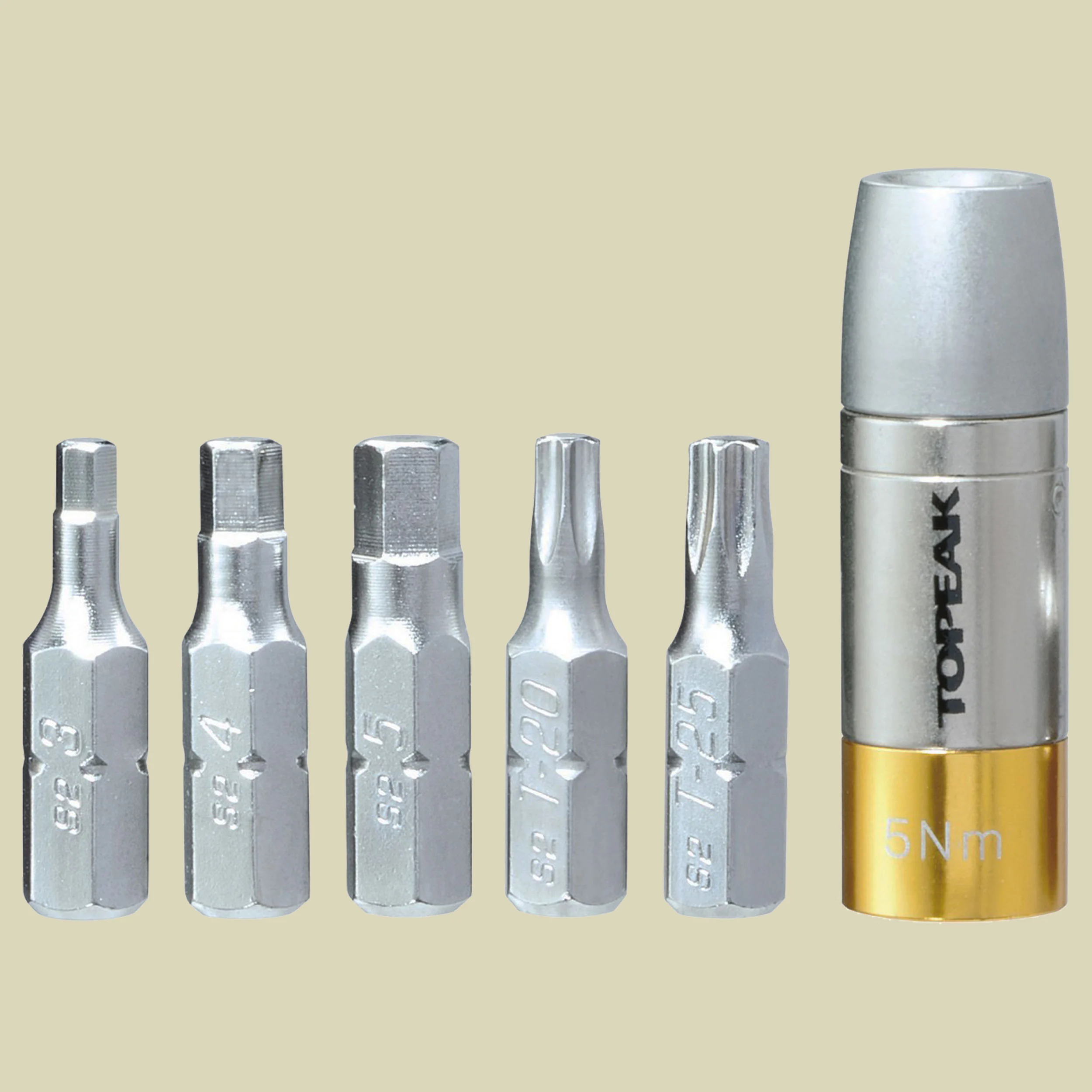 TopeakNano Torqbox Drehmoment 5Nm farbe gold/silber