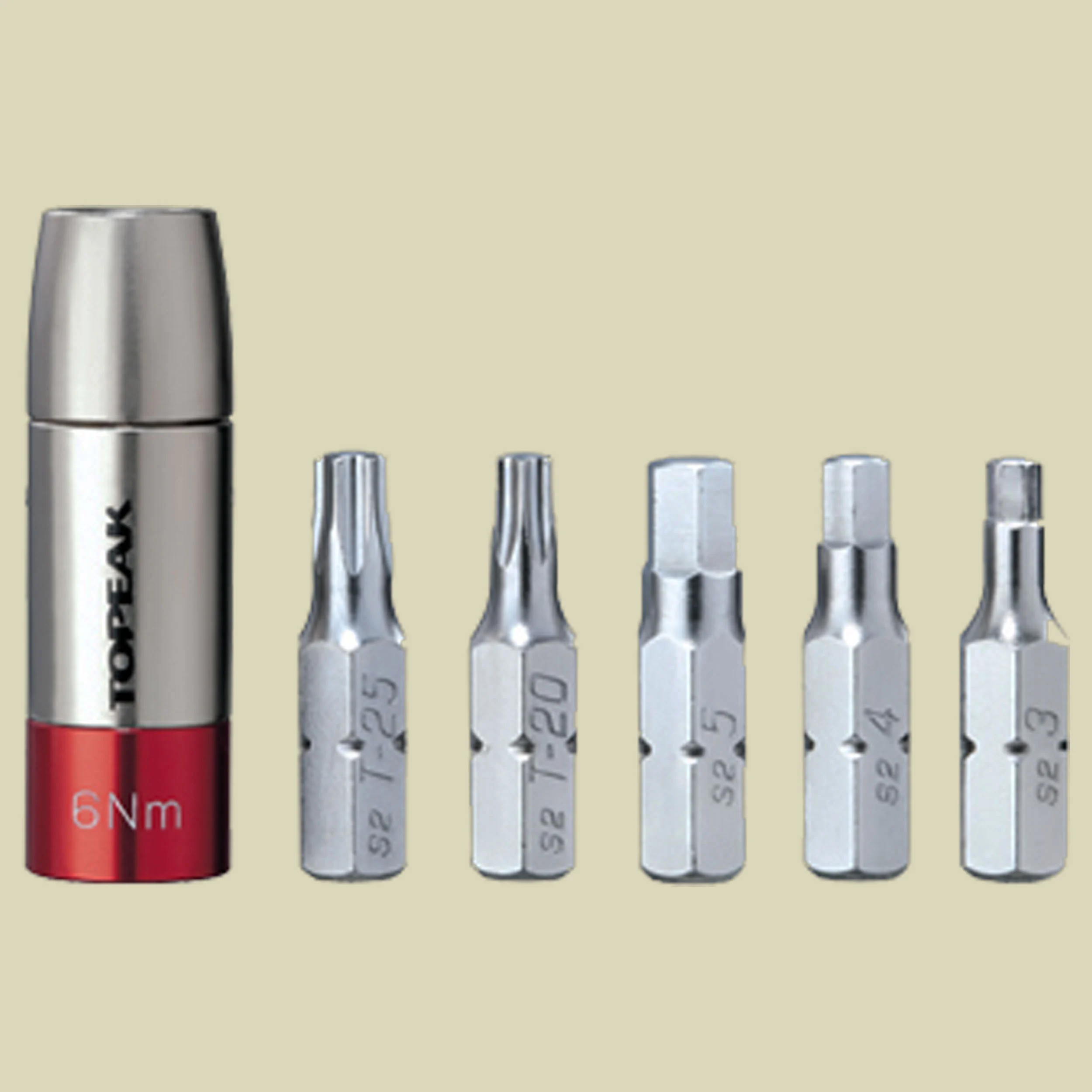 TopeakNano Torqbox Drehmoment 6Nm farbe rot/silber