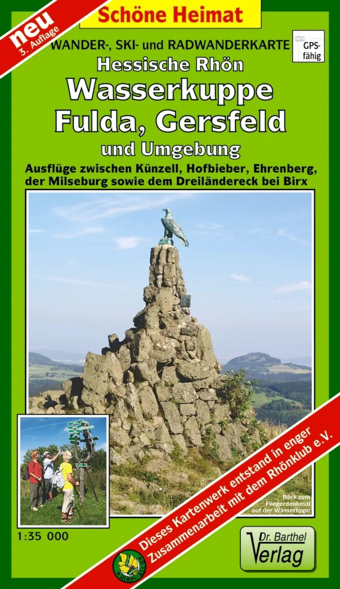Verlag Dr. Barthel Hessische Rhön, Wasserkuppe, Fulda, Gersfeld