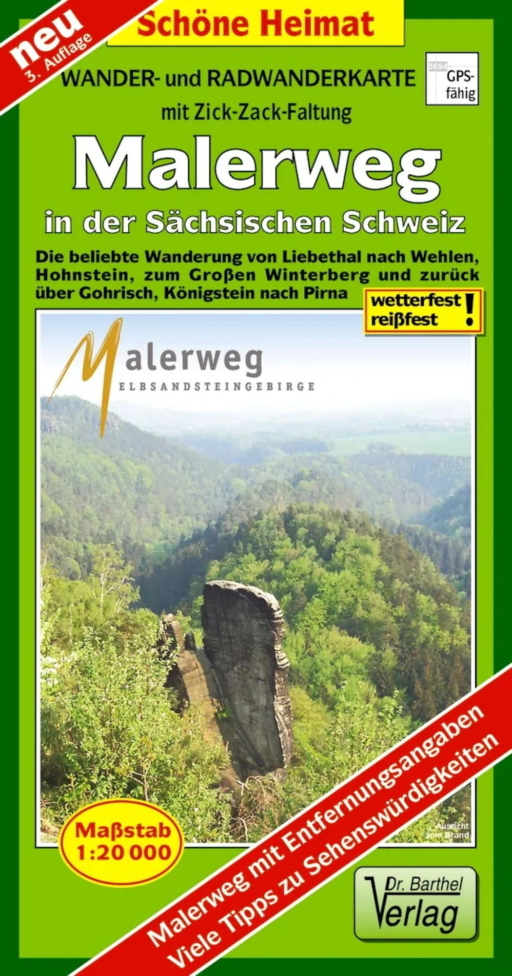 Verlag Dr. Barthel Malerweg in der Sächsischen Schweiz