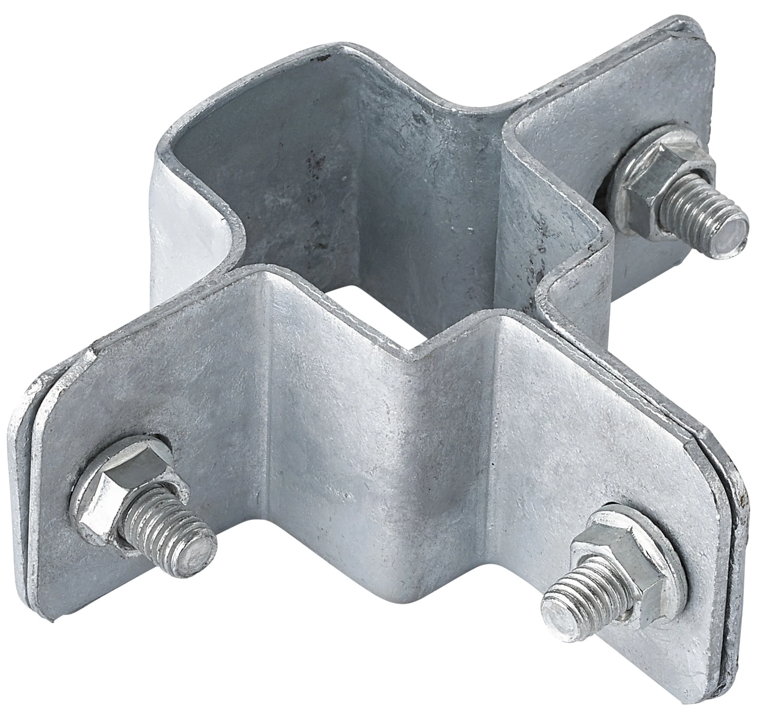 Verstrebungsset für Z-Pfahl – Schelle mit Schrauben