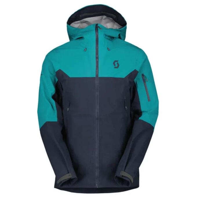 Veste de ski Homme SCOTT Explorair 3L - WINTER GREEN/DARK BLUE