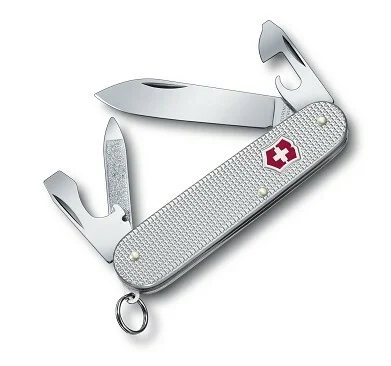Victorinox Cadet Alox Multifunktionsmesser, Aluminium, silber, 9 Funktionen