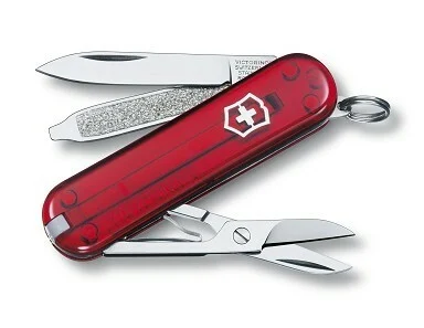 Victorinox Classic Multifunktionsmesser 58 mm, rot, 7 Funktionen