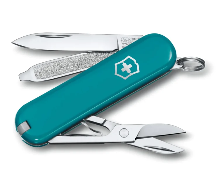 Victorinox Classic SD Colors Mountain Lake Multifunktionsmesser, türkis, 7 Funktionen